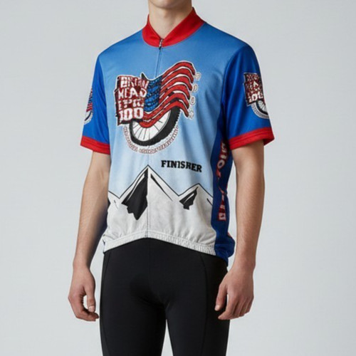 Pace Sportswear Short Sleeve Cycling Jersey Men Medium Brian Head Epic 100