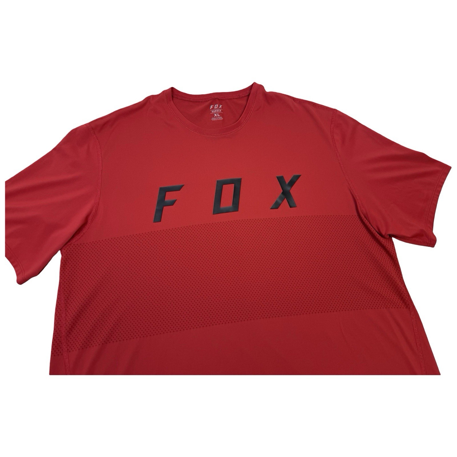Fox Ranger Mens MTB Jersey Bright Cardinal Red Trudri Bike