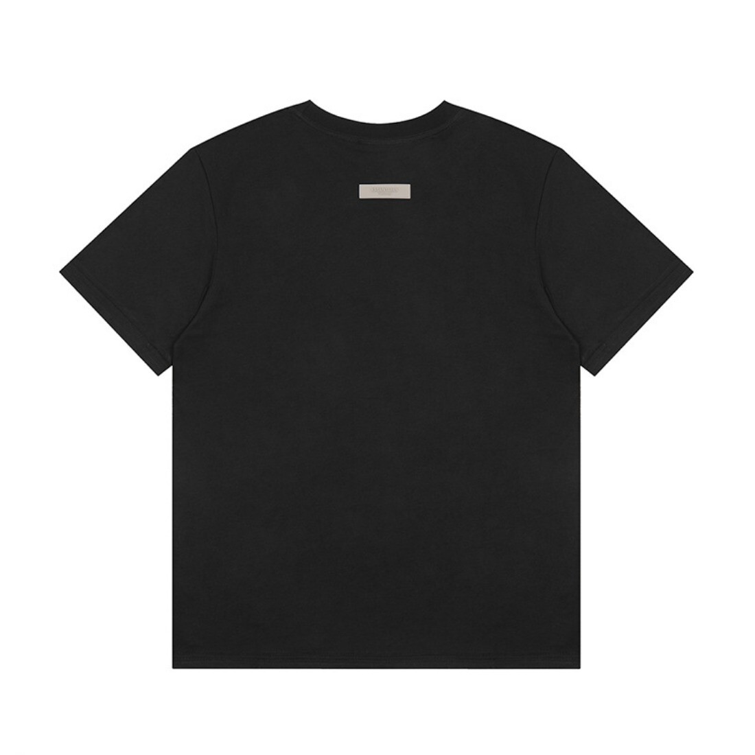 Flocking short-sleeved men’s T-shirt casual and loose fashion designer