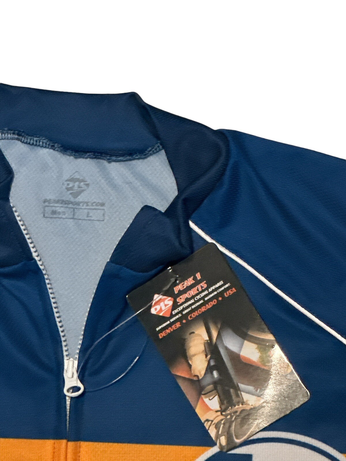 Peak 1 Sports Cycling Jersey SizeL “Bike To Beat Cancer 15Yrs” Norton Healthcare