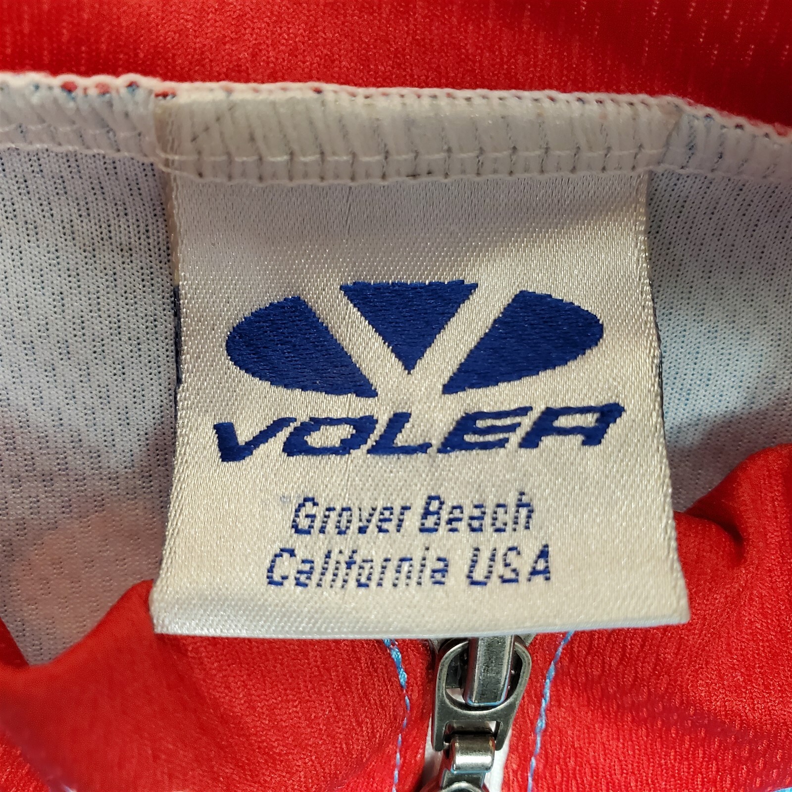 Voler Cycling Jersey Womens Large Blue Bike Racing Short Sleeve 100% Polyester