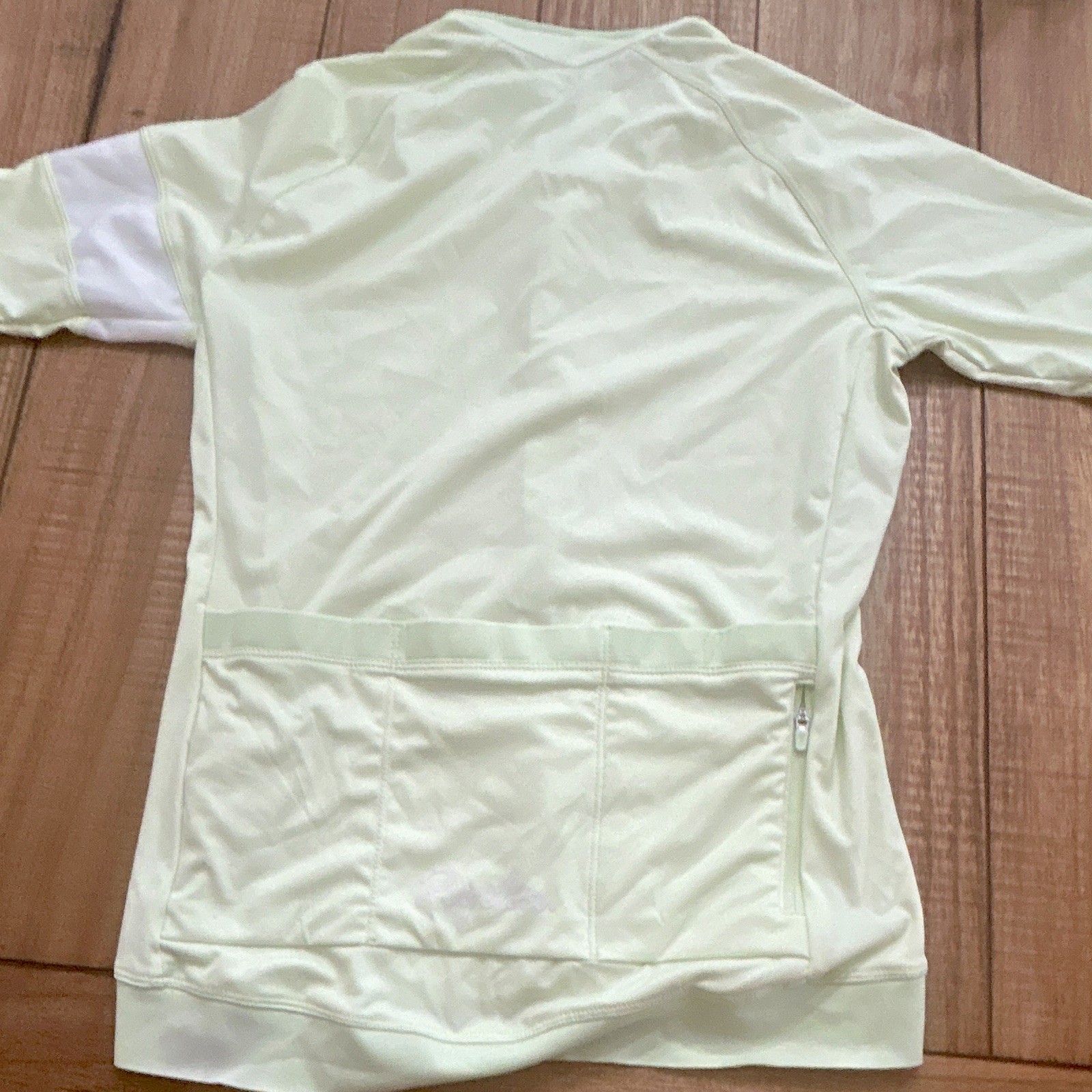 Rapha Core Women’s Cycling Jersey Full Zip Short Sleeve Pockets Green/White S