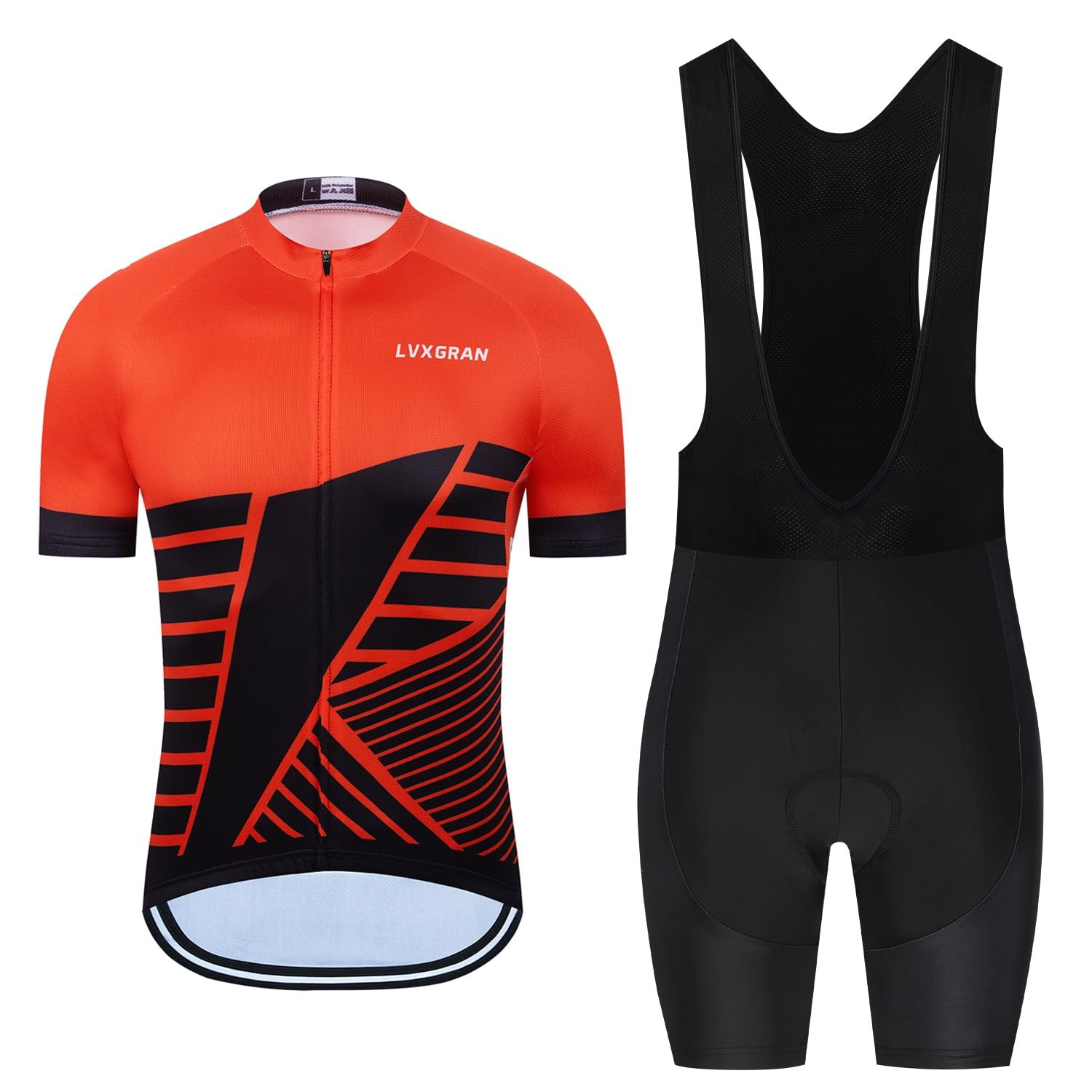 Men’s Cycling Jersey Sets Road Bike Jersey Bibs + Shorts with 20D Gel Pad MTB…