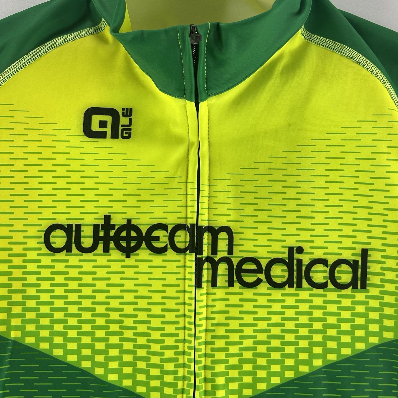 Ale Cycling Thermal Jacket XL Italy AutoTeam Medical Full Zip Winter Jersey
