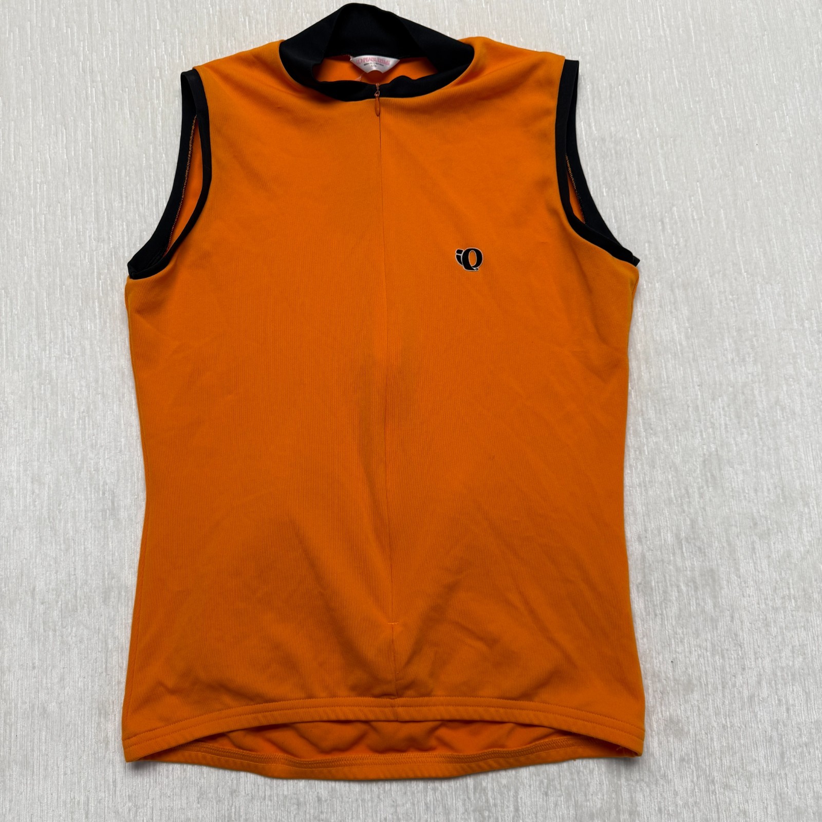VTG Pearl Izumi UltraSensor Cycling Jersey Mens L Orange Rear Pockets Sleeveless