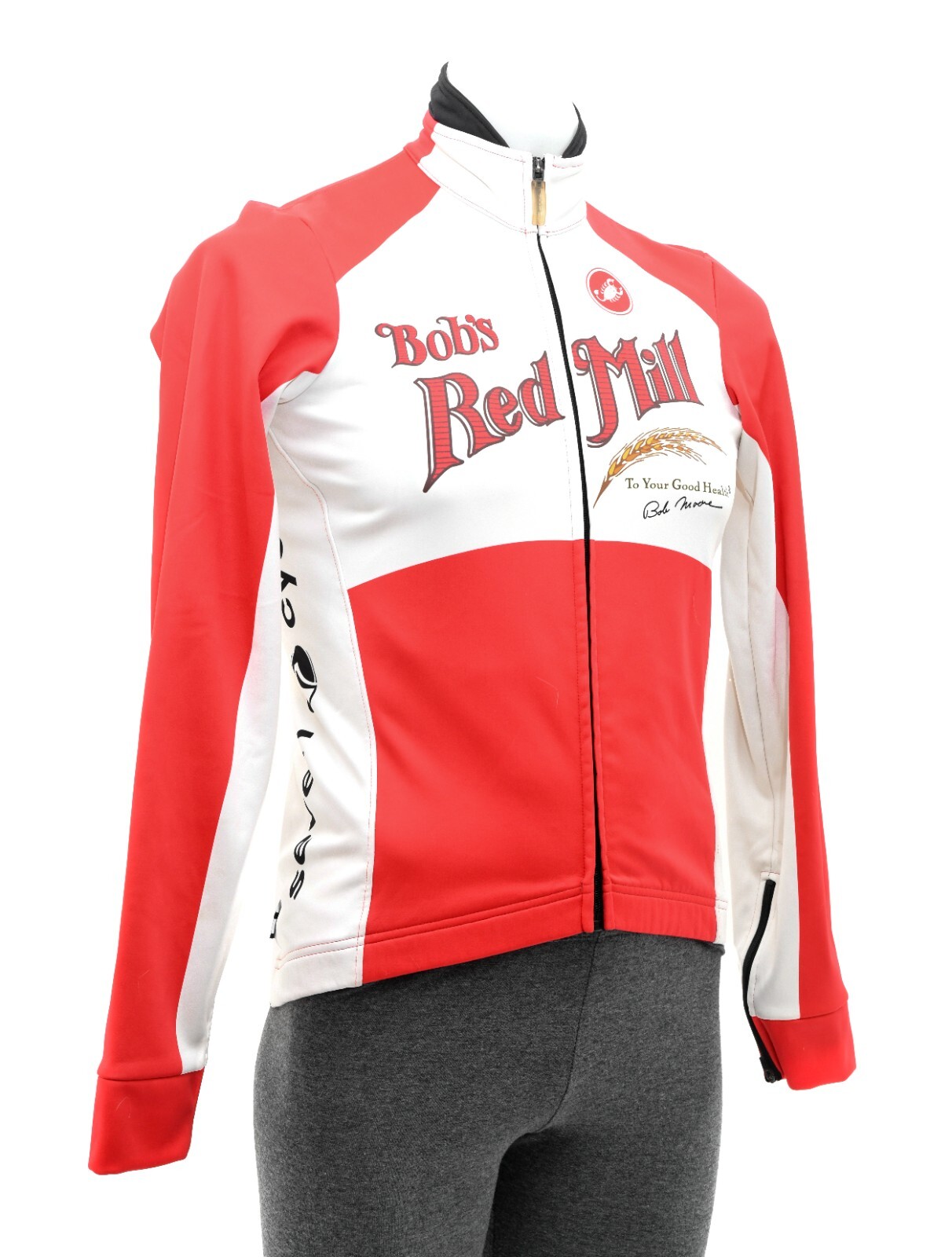 Castelli Bob’s Red Mill Cycling Espresso Thermal Wind Jacket Men XXS Road Bike