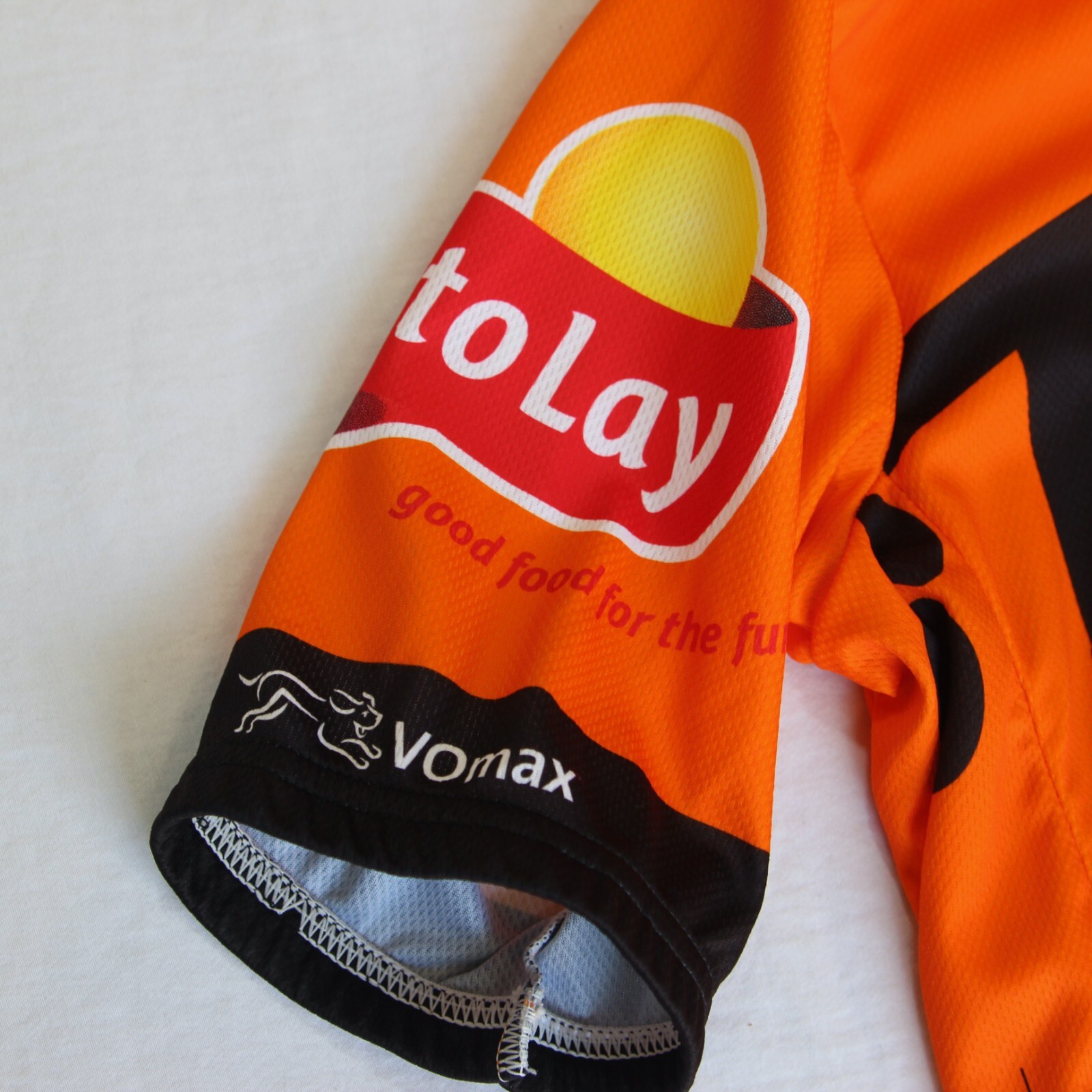 VOmax Cheesy Riders Bicycle Jersey Mens L Chester Cheetah Cheetohs MS 150 Tour