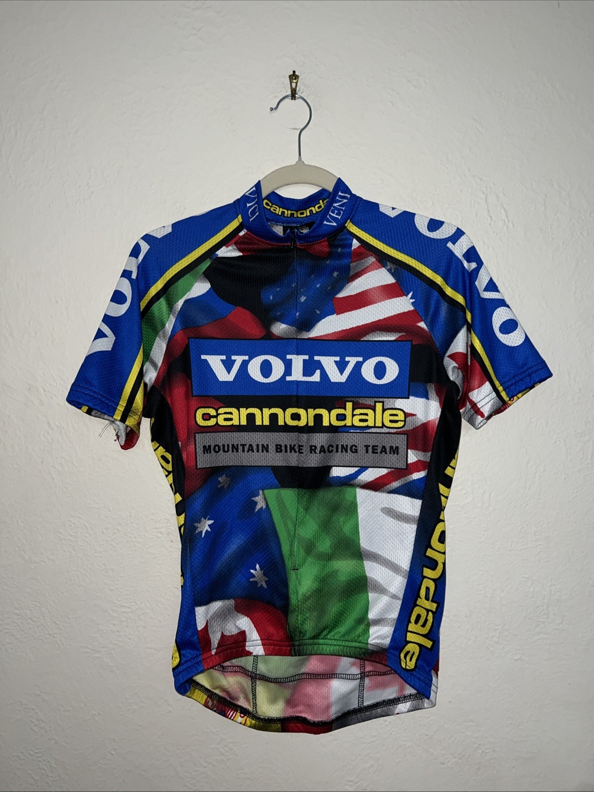 Cannondale Volvo Small Cycling Jersey Shirt Euc Mountain Bike Team