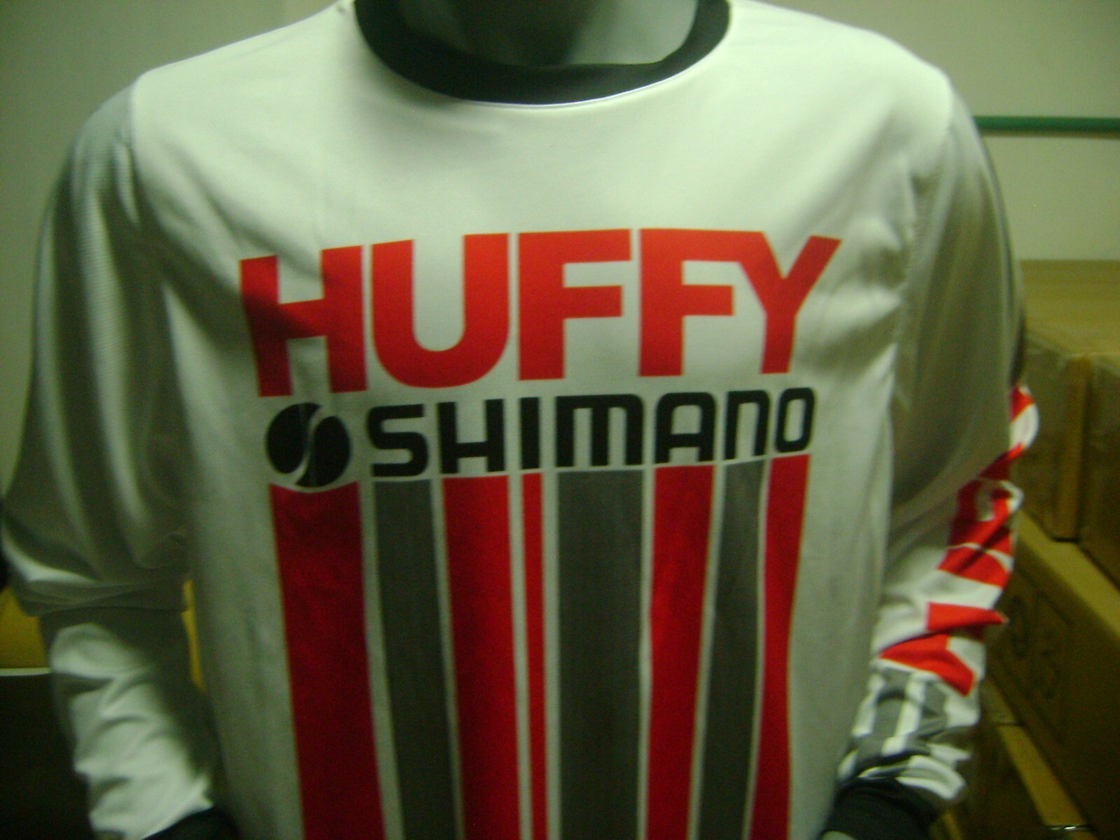 HUFFY OLD SCHOOL BIKE JERSEY CLASSIC BMX JERSEY RACE BIKE SHIRT BMX SIZE L