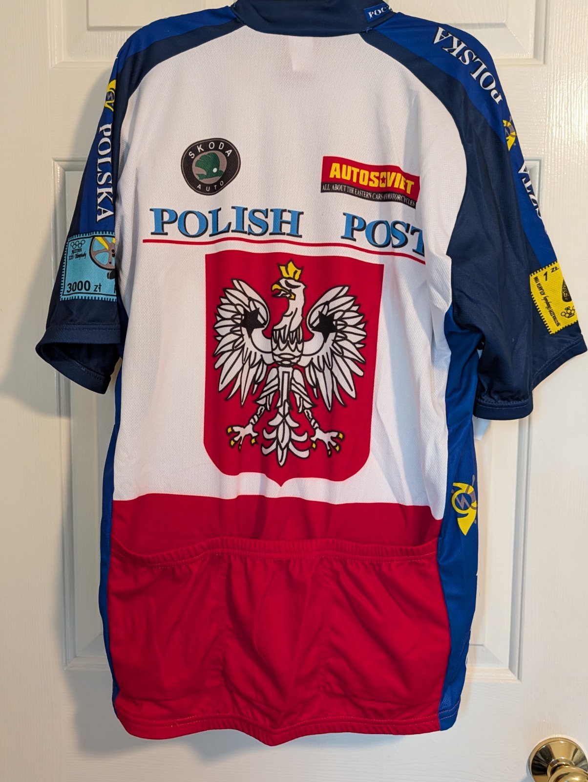 WORLD JERSEYS MEN’S CYCLING SHIRT XXL NEW..Zip Front