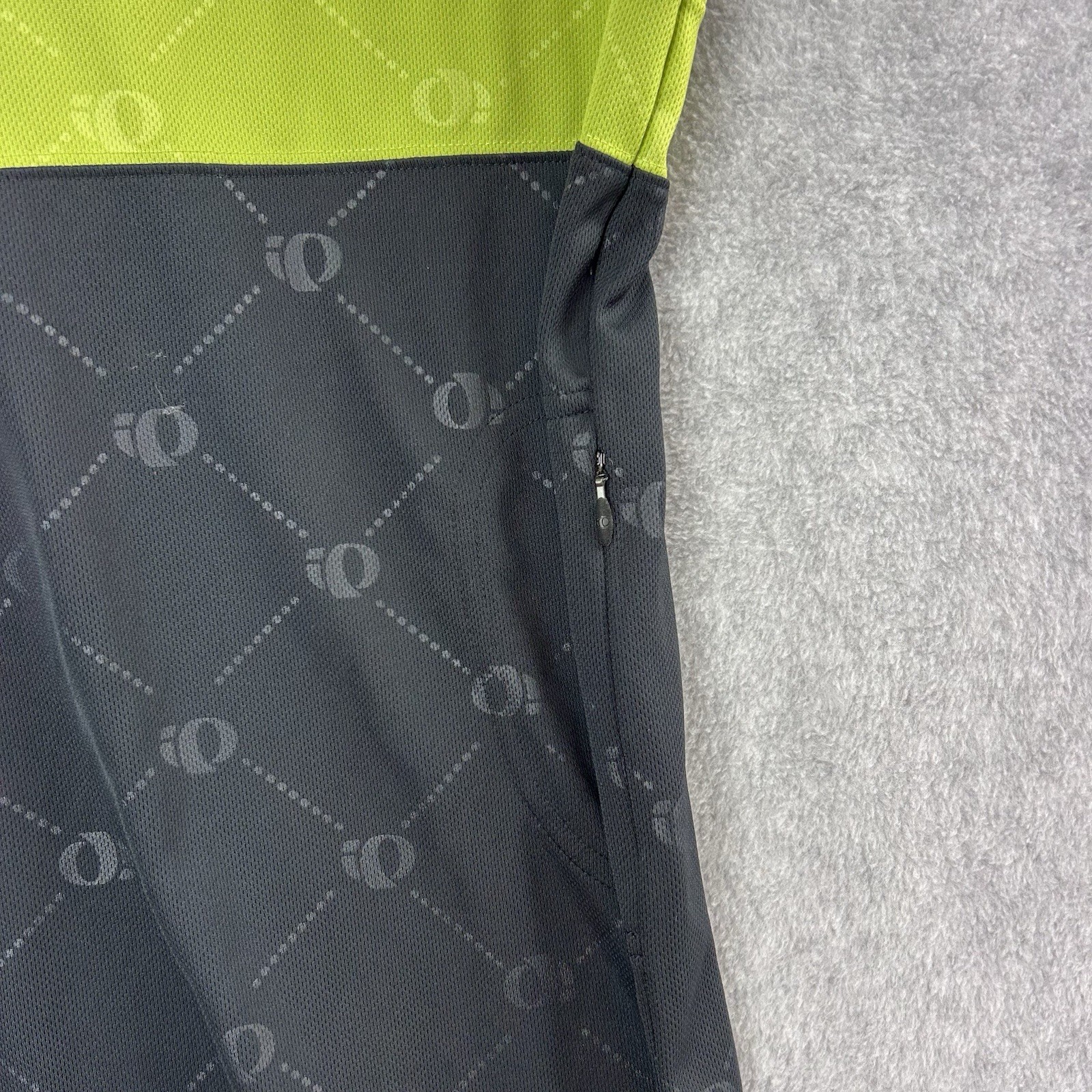 Pearl Izumi Jersey Mens XL Black All Over Print Half Zip Cycling Outdoor