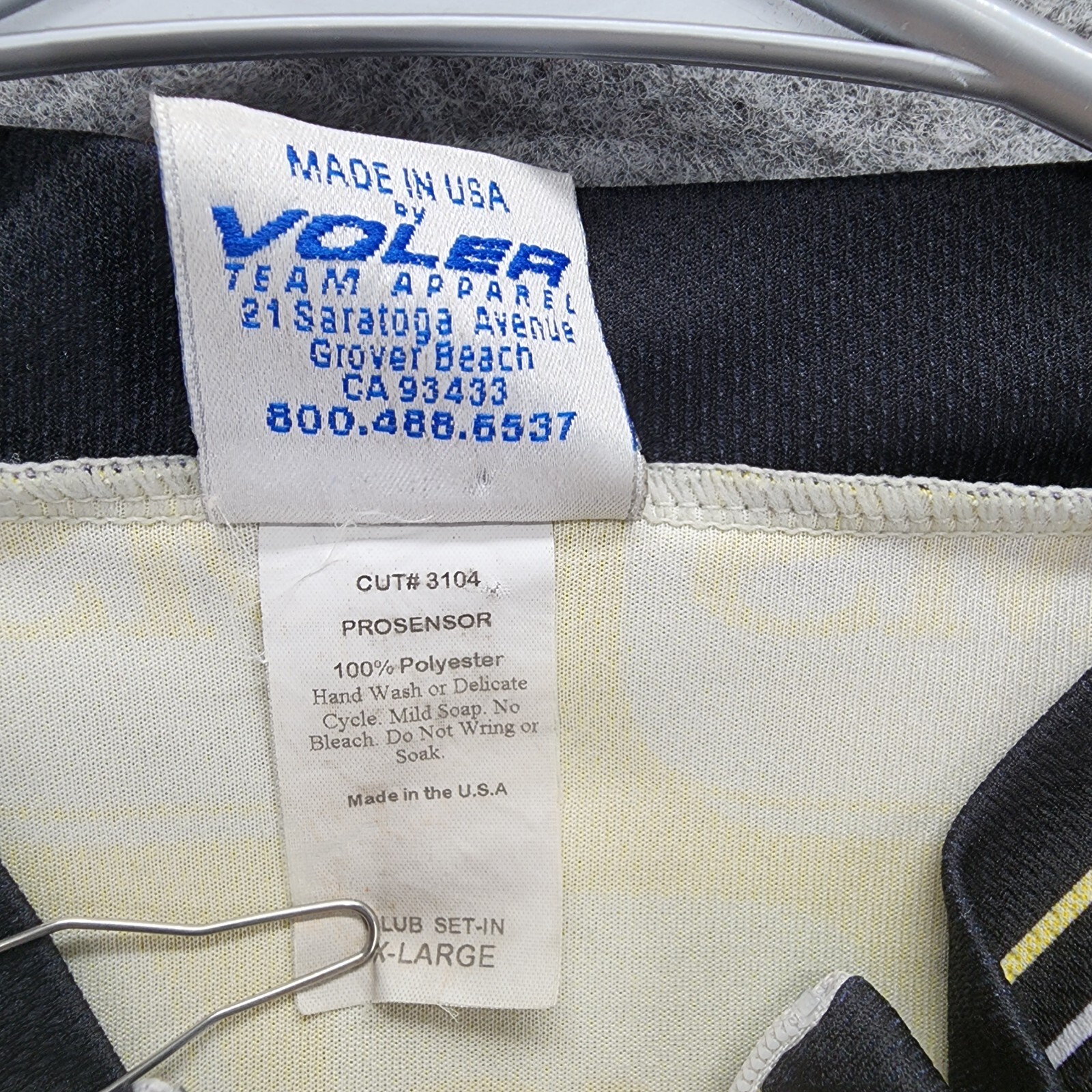 Voler Cycling Jersey Extra Large MS 150 Lifetime Rider Yellow