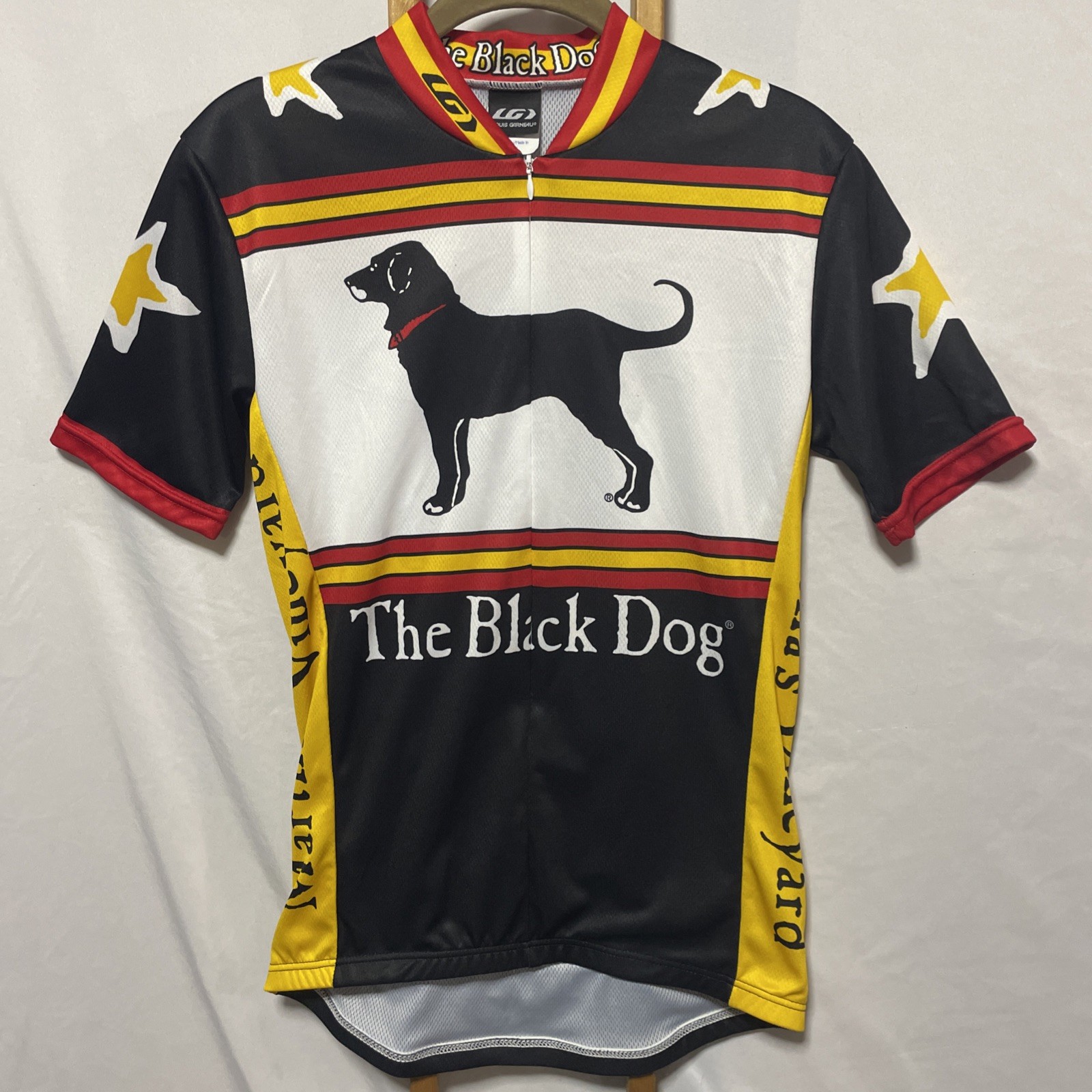 Louis Garneau Cycling Jersey Men’s Small The Black Dog Marthas Vineyard Adult