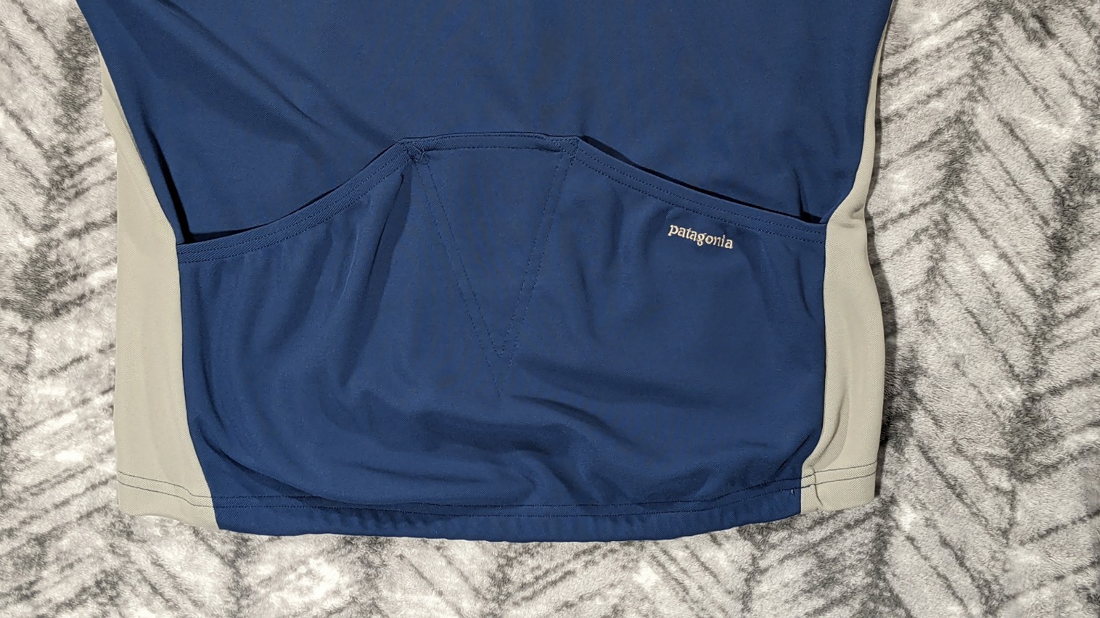 Vintage Patagonia Biking Jersey Mens Large Short Slv Cycling 1/2 Zip Made In USA