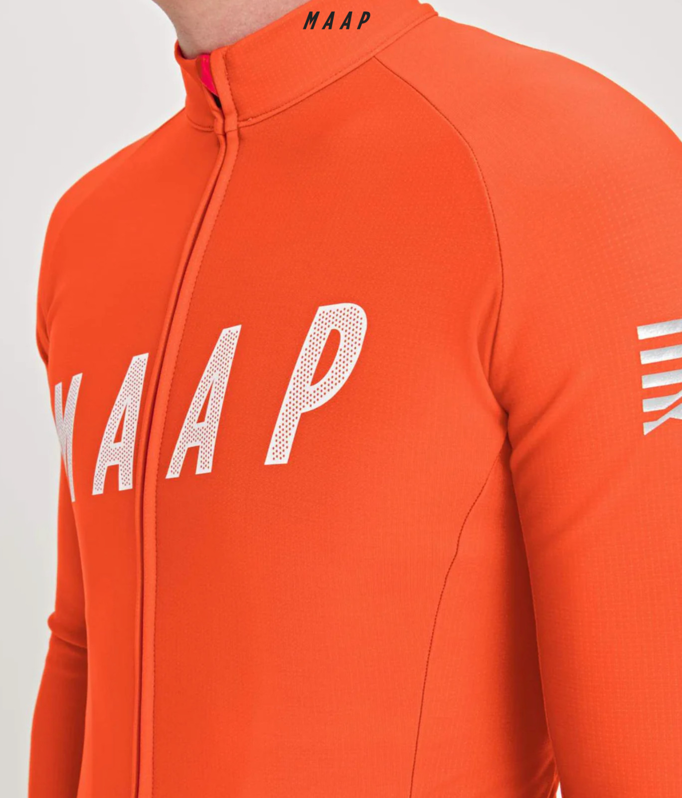 MAAP Encore Pro LS Jersey-DWR Coat Thermal Long Sleeve-Men S-Lava-Made in Italy