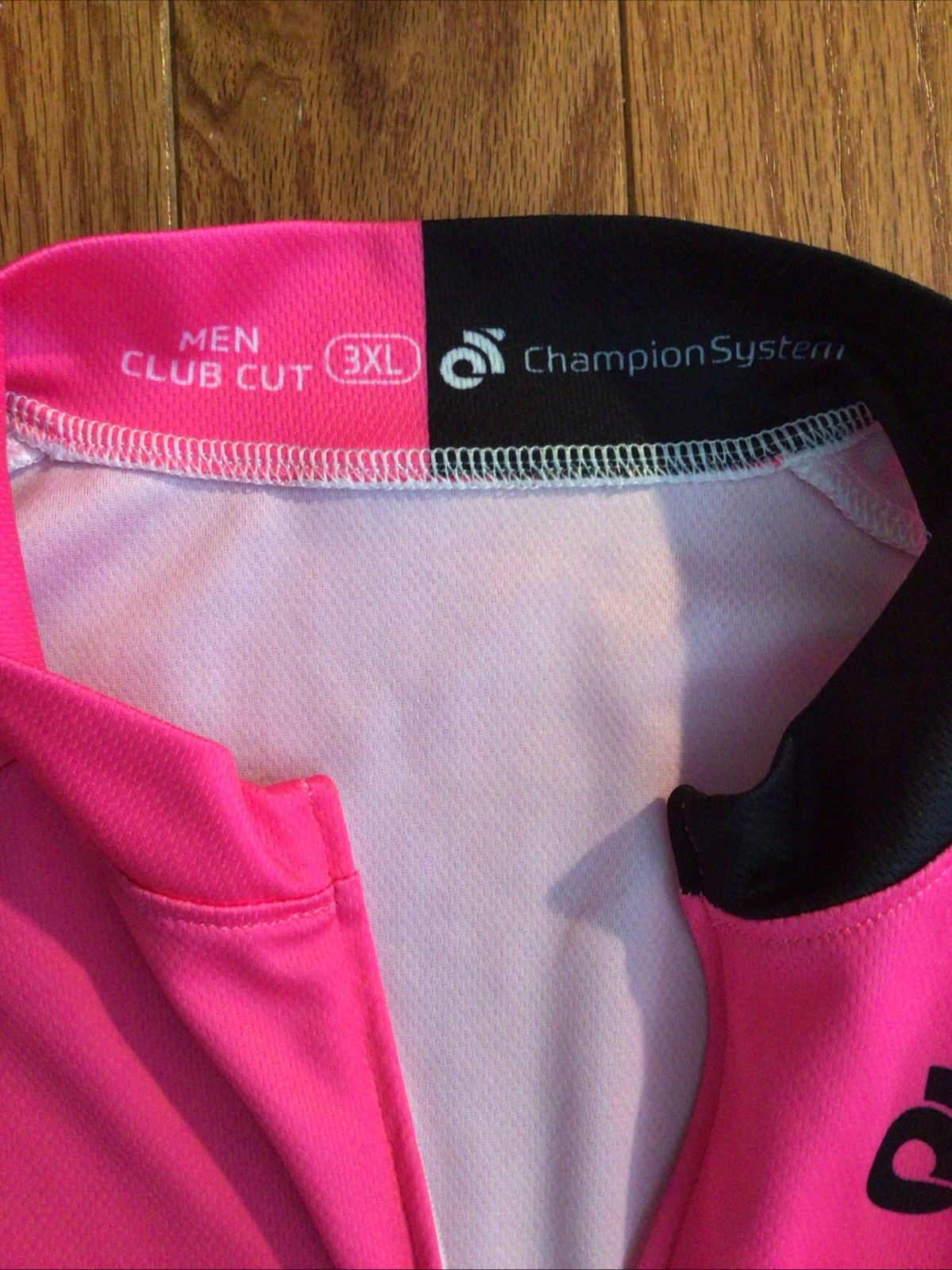 Champion System Cycling Mens Jersey Size 3XL Kansas City Neon Full Zip