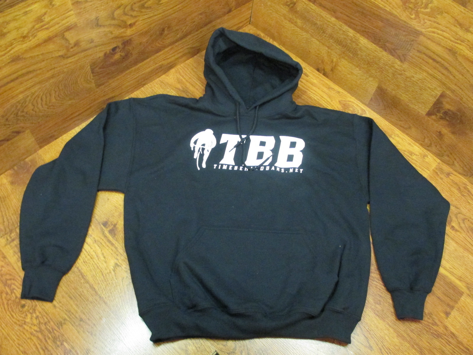 TIME BEHIND BARS TBB CYCLING BIKING BIKE BICYCLE HOODIE HOODY LARGE