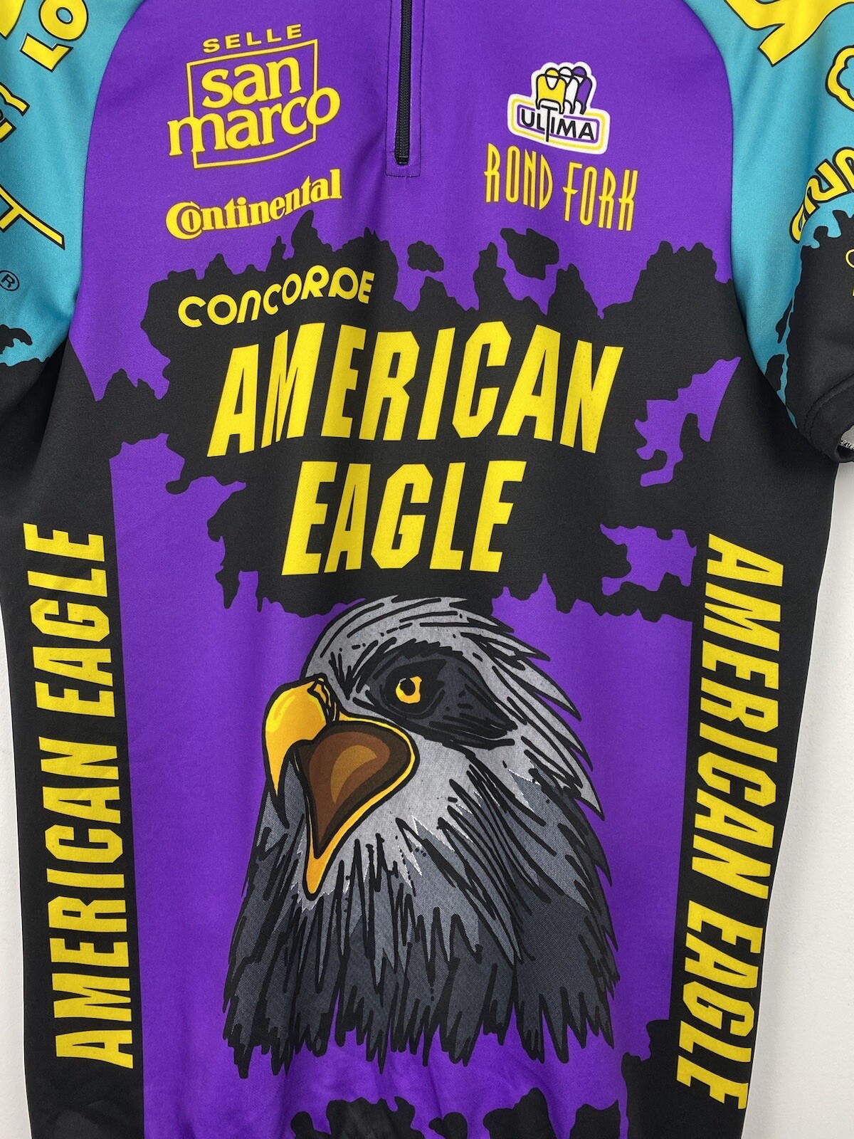 American Eagle Ultima Continental Cycling Jersey Shirt Vintage Maglia 90s L Men