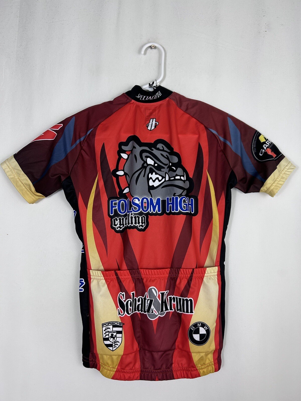 hincapie cycling jersey Xs Polyester Folsom High Bulldogs Full Zip