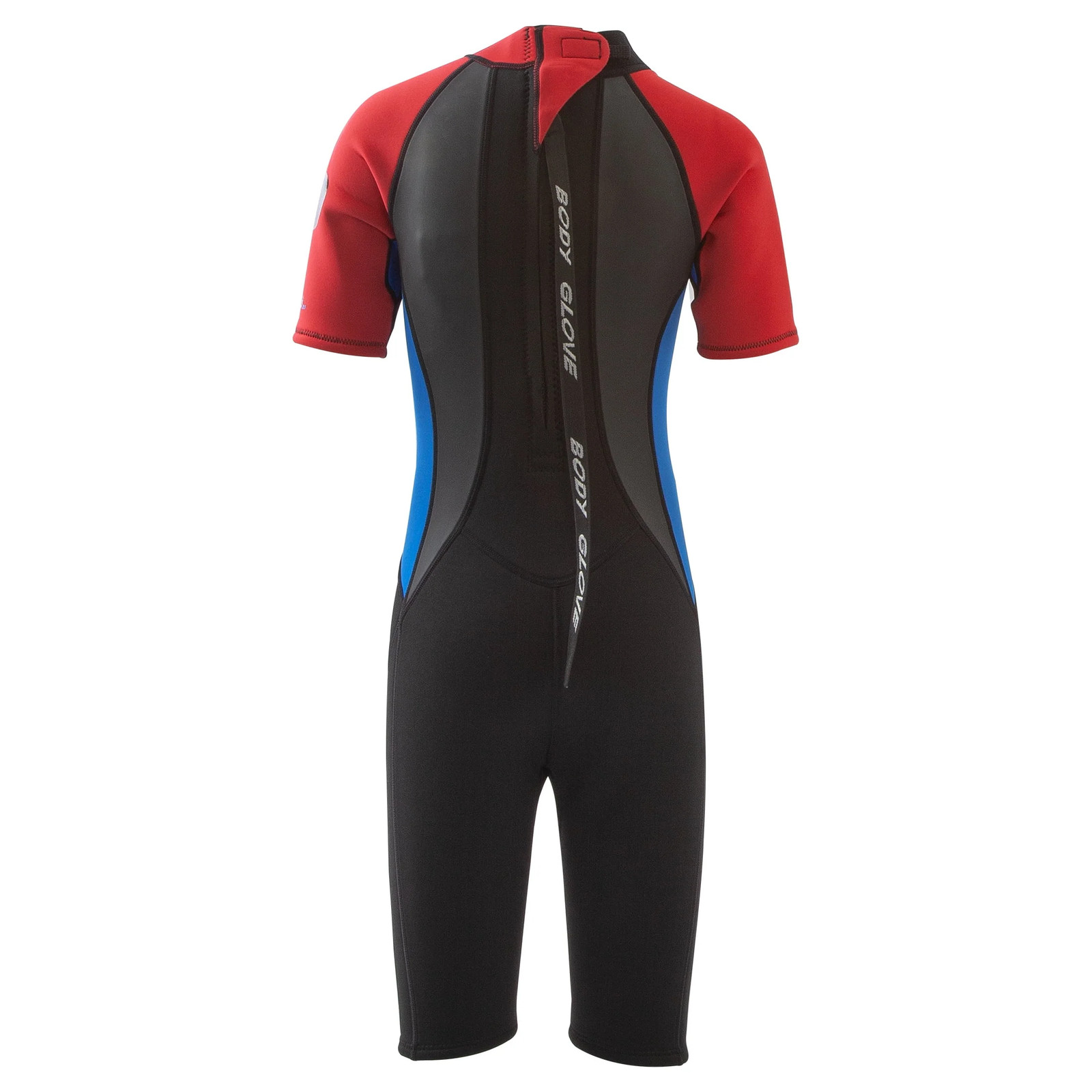 Body Glove Pro3 Junior Short Sleeve Spring Wetsuit, 2/1mm Neoprene, Back Zip, Re