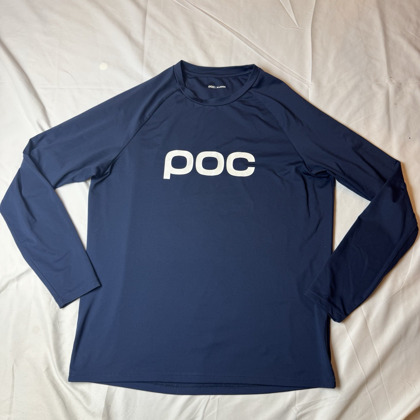 POC Essential Enduro Long Sleeve Cycling Jersey Shirt Blue Men’s XL NICE