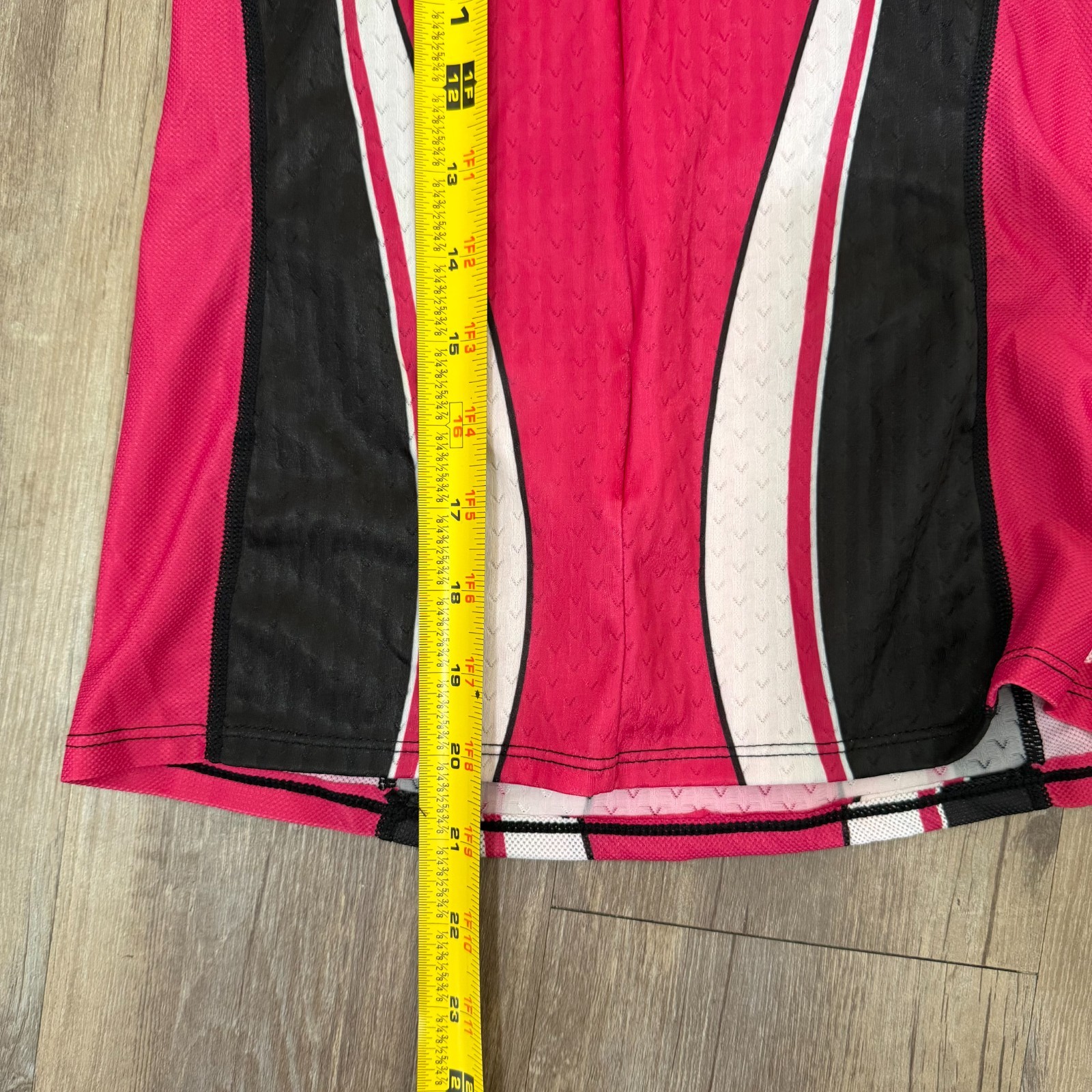 Louis Garneau Shark Pro Cycling Jersey Women XL Pink Tough Cookie Triathlon Team