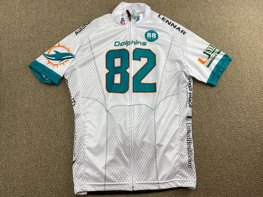 Mimai Dolphins Cycling Challenge Jersey Uniform Hincapie M Football White