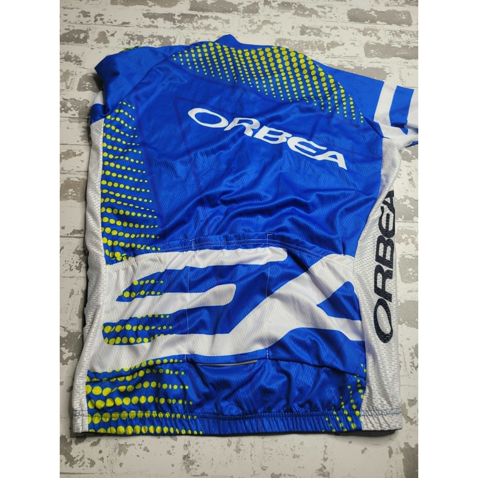 Orbea Cycling Jersey Short Sleeve Zip Men’s XXL Blue