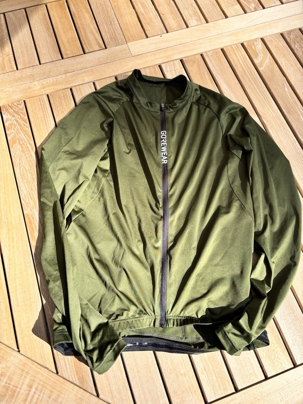 Gore wear Spinshift Long Sleeve Cycling Jersey – Men’s US Medium – Utility Green