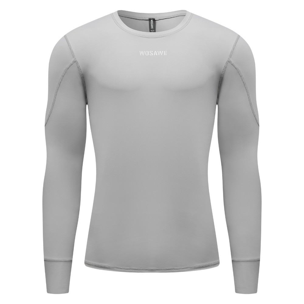 Skin Friendly Long Sleeve Baselayer Top for Cycling Running with Quick Dry