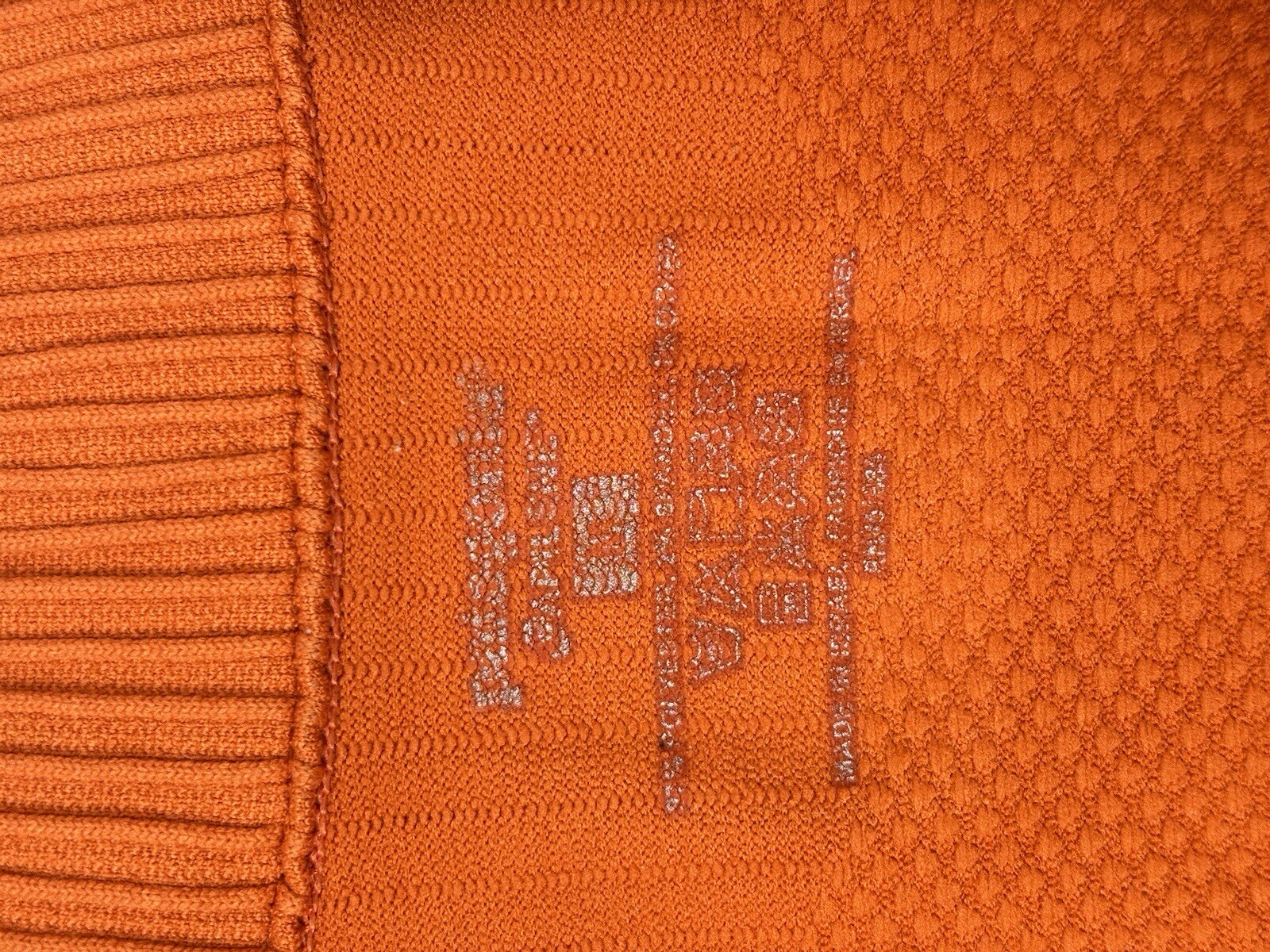 Patagonia Bike Jersey Women’s Medium Capilene Midweight Long Sleeve Orange