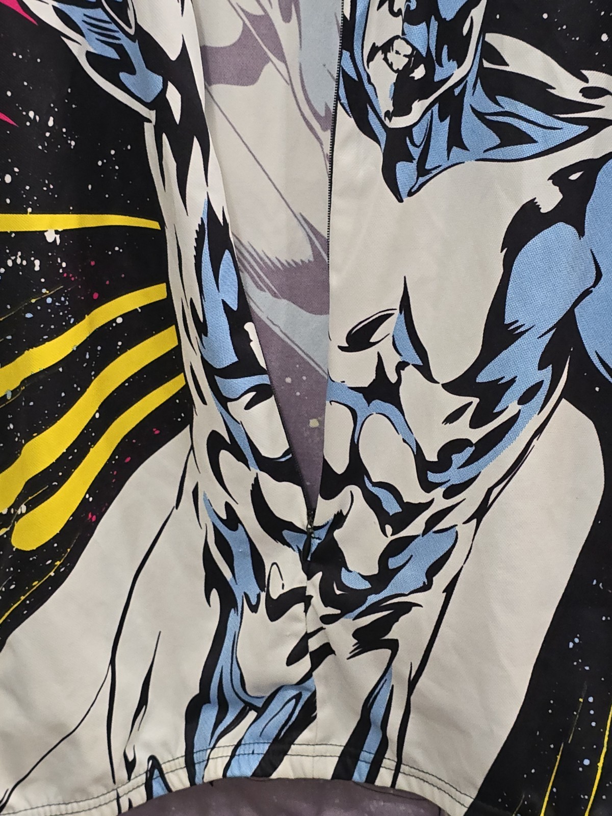 Silver Surfer Shirt Mens L Pearl Izumi Marvel Comics Cycling Jersey Vintage 90s