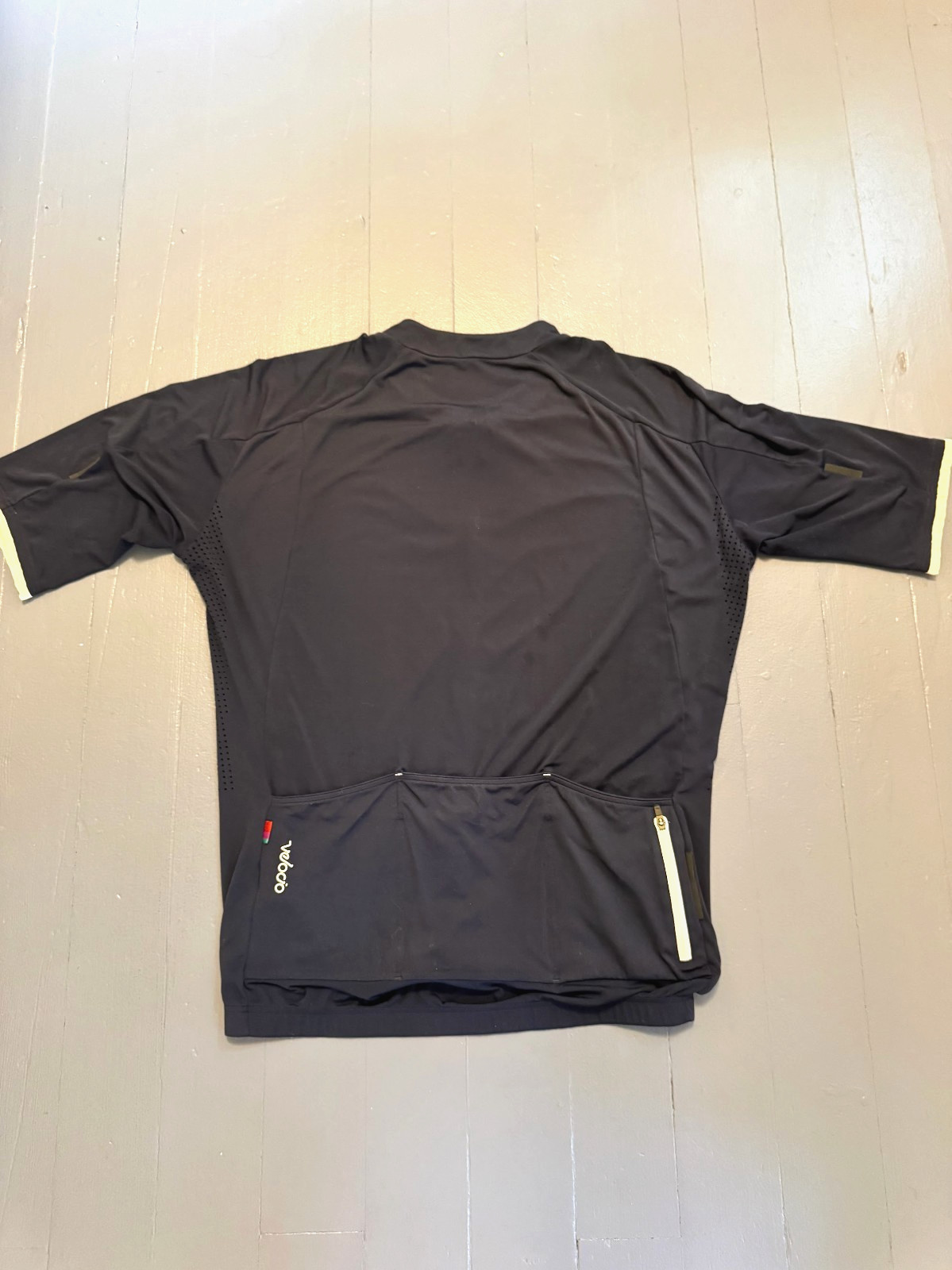 Velocio Mens Signature Cycling Jersey L Navy Short Sleeve Full Zip Made in Italy