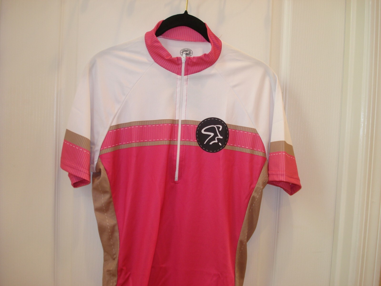 WOMENS “SPINNING” STITCH CYCLING JERSEY NWT LARGE