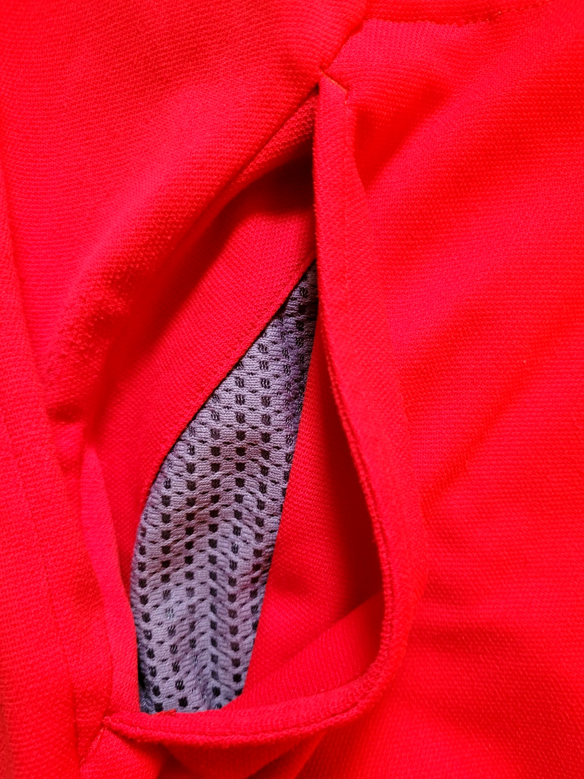 Adidas w/ Inner Mesh T Top Cycling Jersey 3/4 Zip Vented XL Red Free Shipping