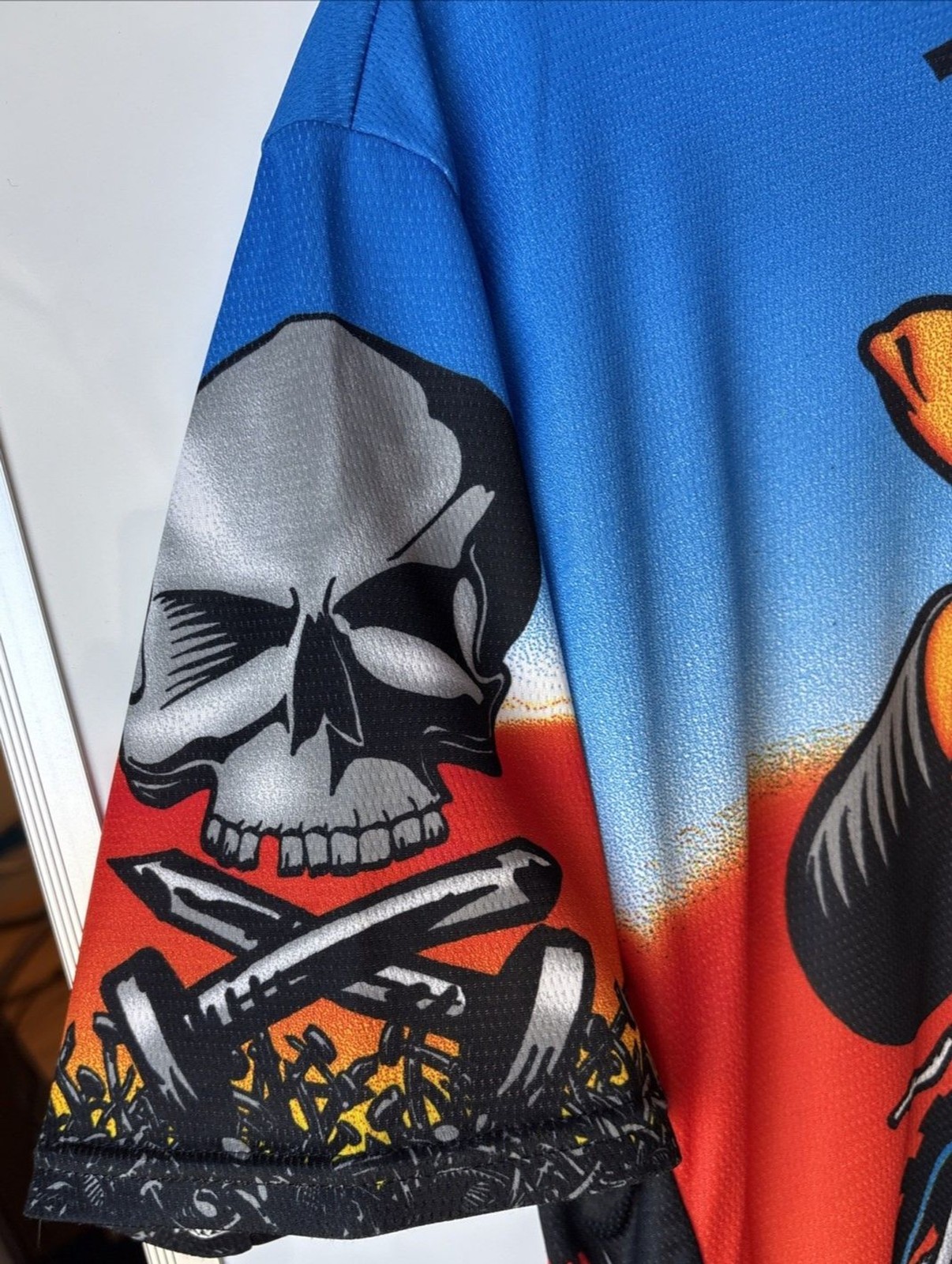 PRIMAL Wear Vintage 90’s HAMMER HEAD GRAPHIC Cycling Jersey 2XL Coolmax Poly
