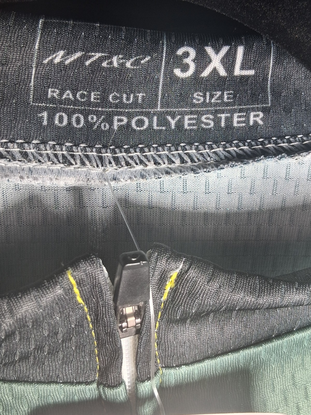 MT&C CYCLING Shirt Mens XXX Large. ZIP UP COOL MAX WITH BACK POCKETS Brand New
