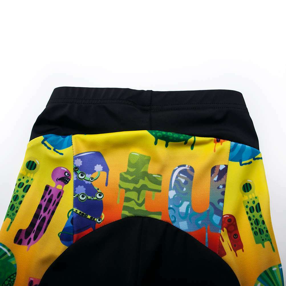 Kids Cycle Clothing Children Reflective Cycling Jersey and Padded Shorts Kit