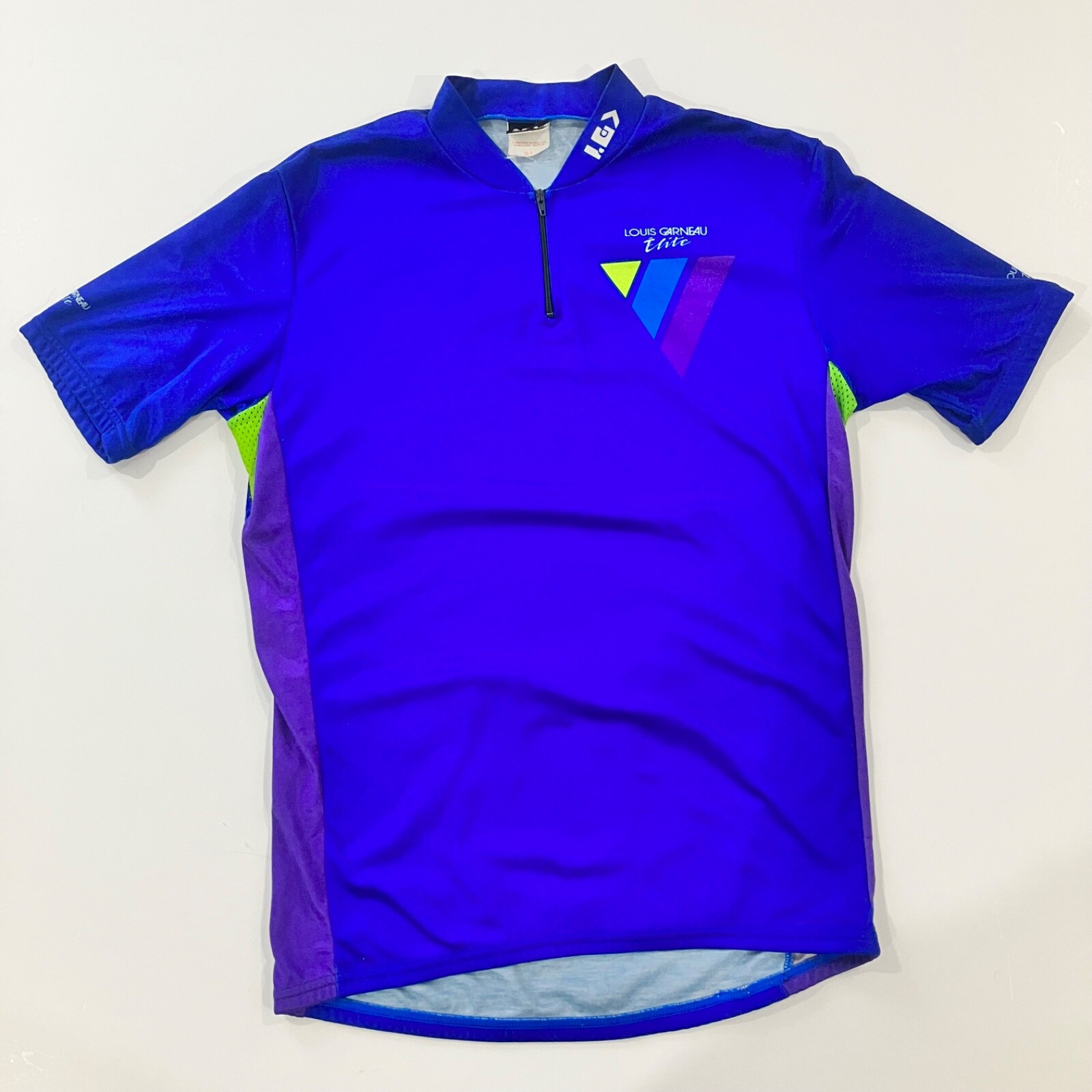 Vintage 80s Louis Garneau Elite Cycling Bike Jersey USA
