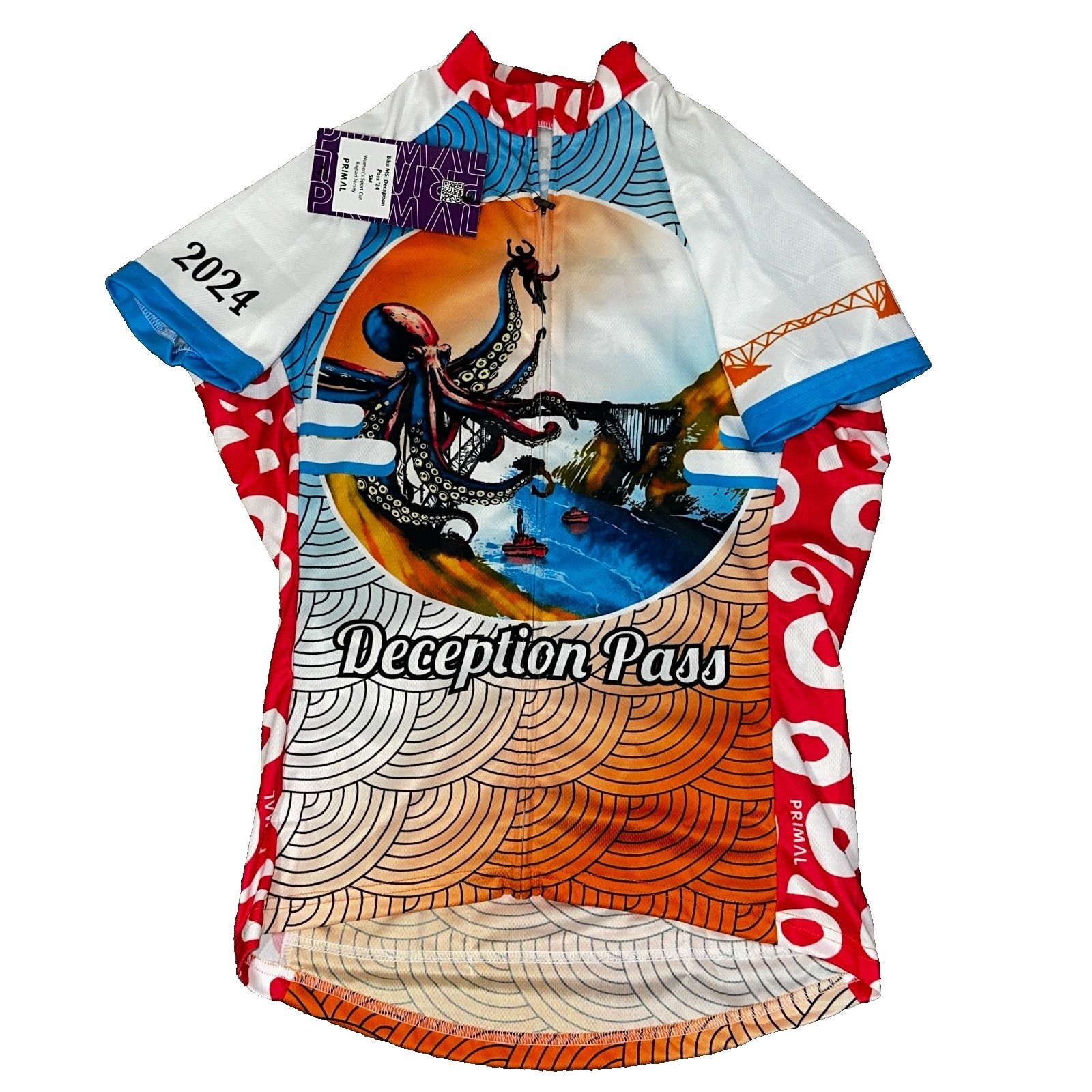 Primal Women’s Cycling Jersey S Deception Pass 2024 Sport Cut Bike NWT
