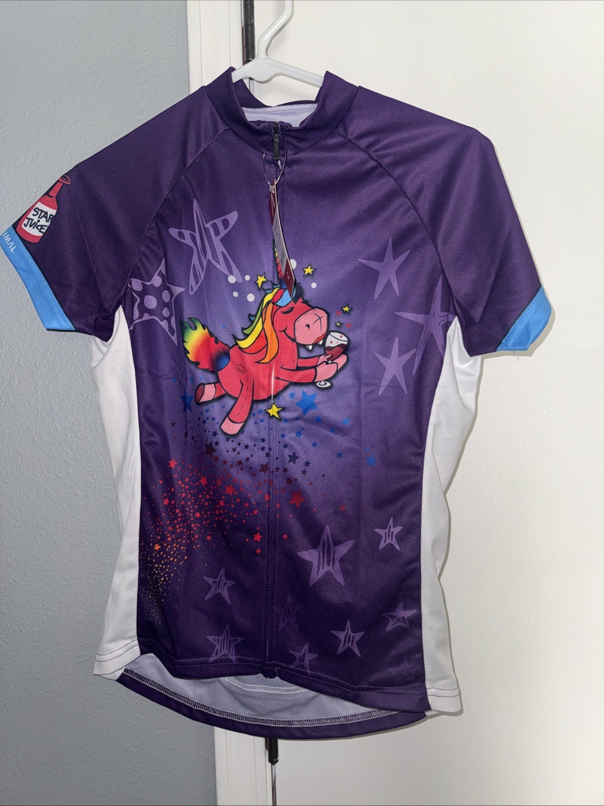 Primal Purple NWT Women’s Small Short Sleeve Sport Cut Jersey Unicorn