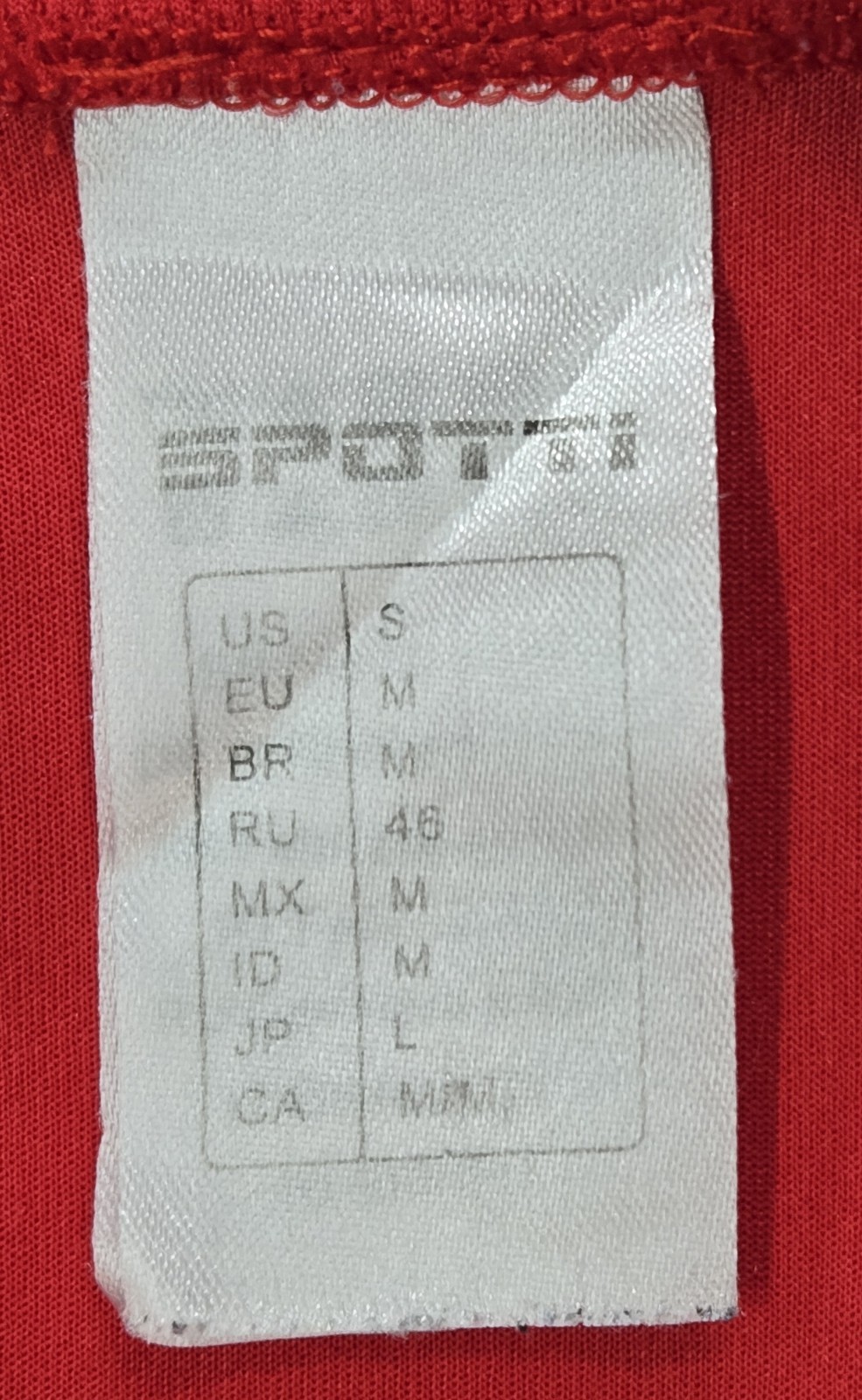 SPOTTI Cycling Jersey Mens Sz Small, Logo, Quarter Zip, Non-Skid Waist, Red