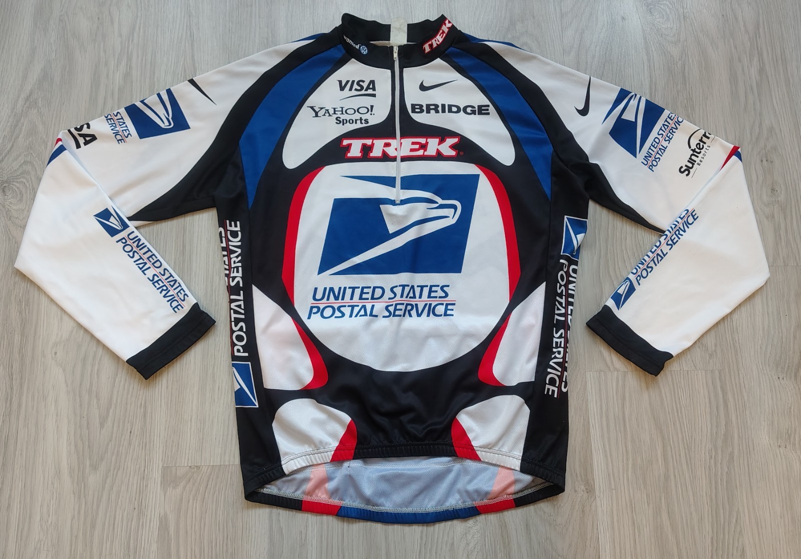Nike US Postal Lightweight Long-Sleeve Cycling Jersey USPS 2000 Armstrong