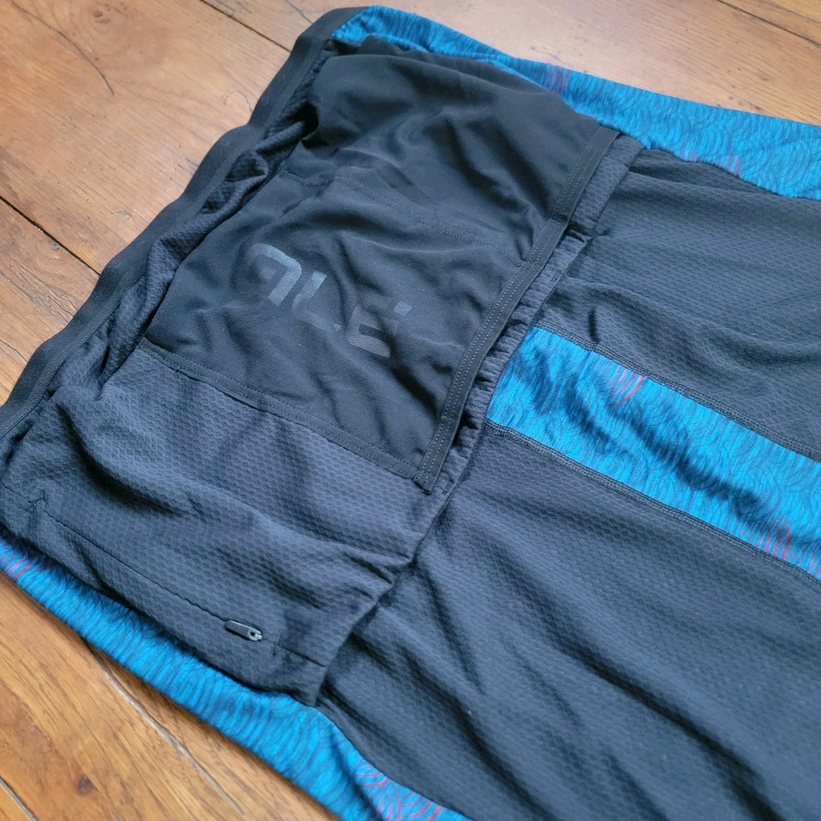Ale Cycling Mens XL-5-52 Jersey Blue Lightweight Stretch