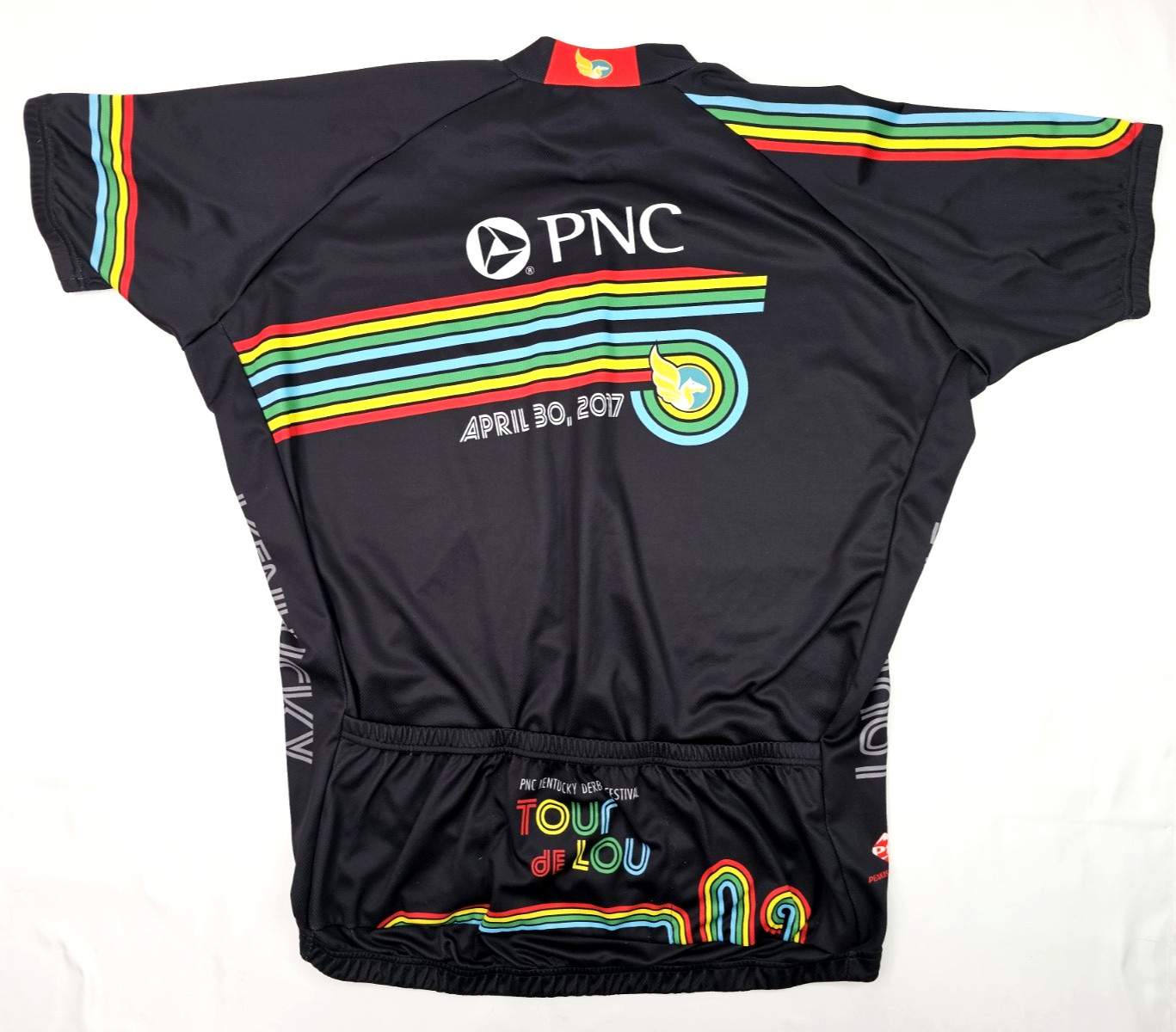 Peak 1 Sports Cycling Jersey Unisex 2XL (48″ Chest) Tour Lou Kentucky Derby 2017