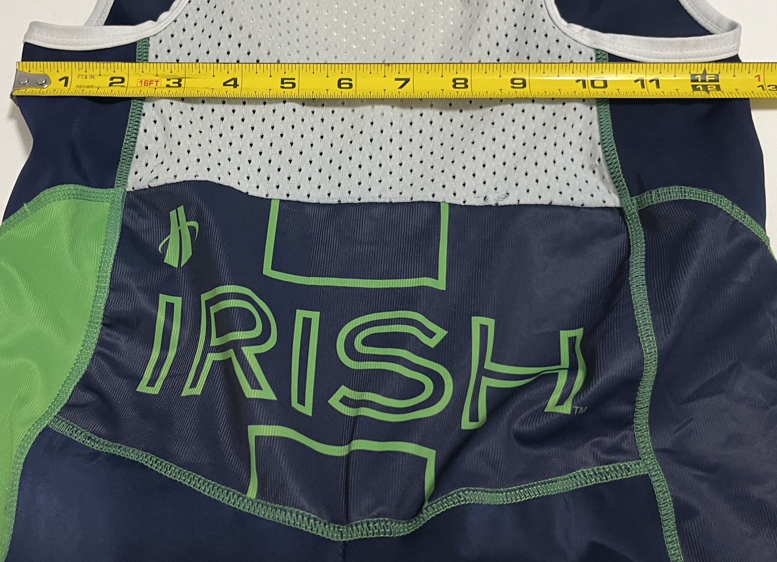Hincapie Notre Dame Fighting Irish Cycling Bib Shorts Men’s Medium Padded Pro