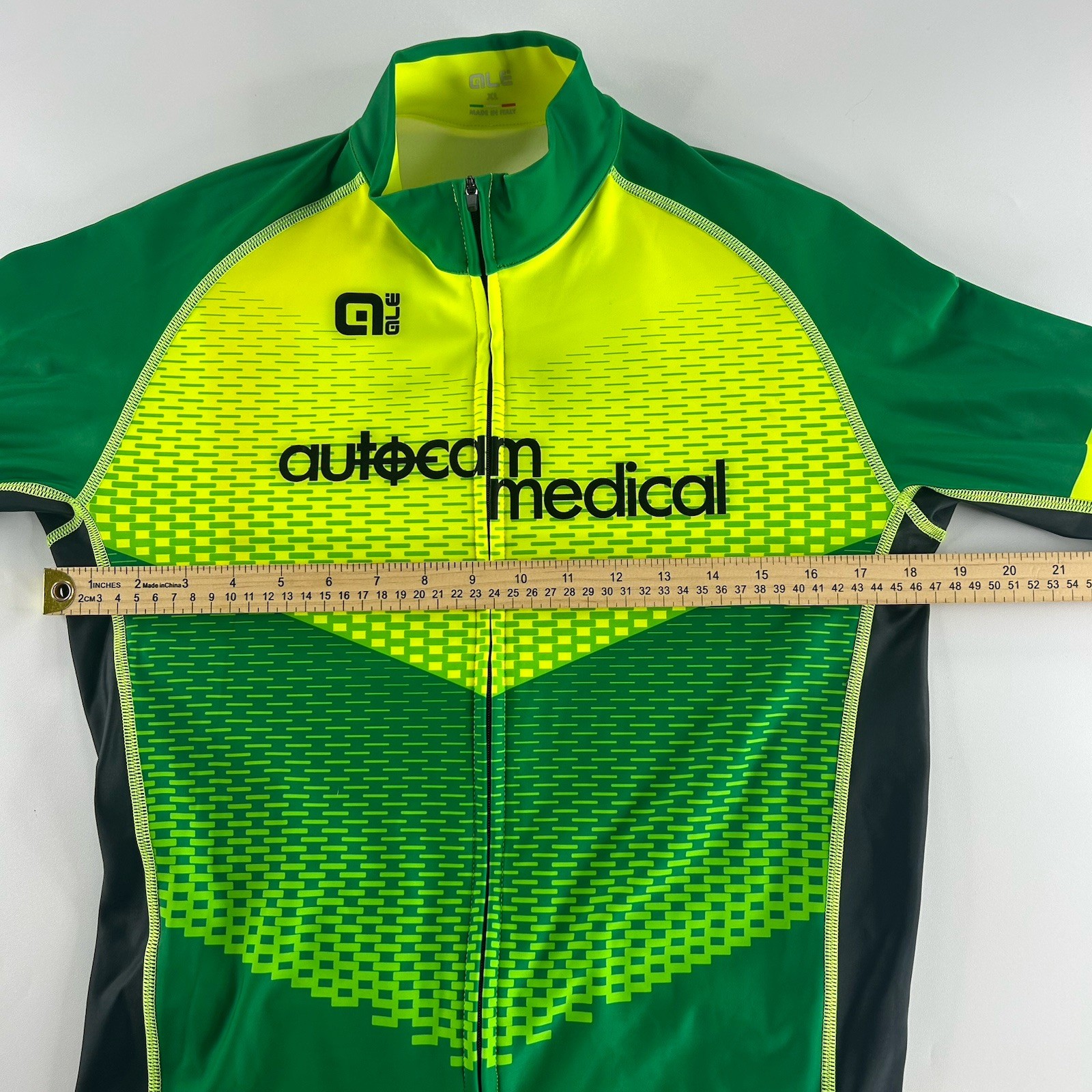 Ale Cycling Thermal Jacket XL Italy AutoTeam Medical Full Zip Winter Jersey