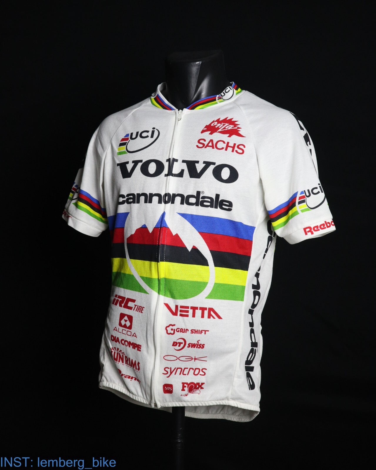 Volvo Cannondale Factory Racing World Champion Rainbow Jersey (M) #0022