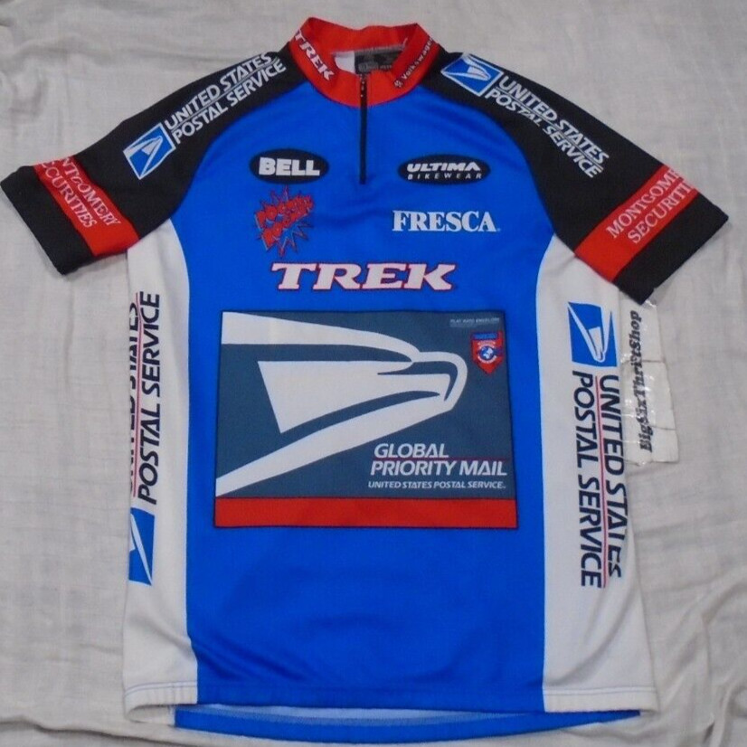 Ultima Bikewear Trek United States Postal Service USPS Cycling Jersey Size 6