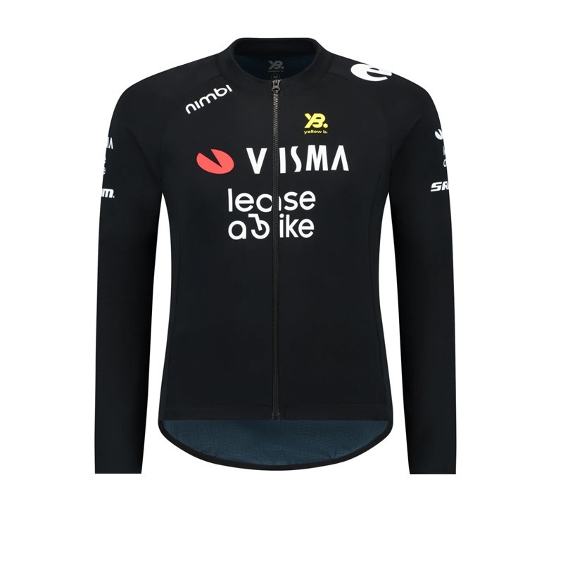2026 men’s team visma Long Sleeve Cycling Jersey Shirts Bicycle Clothing Pocket